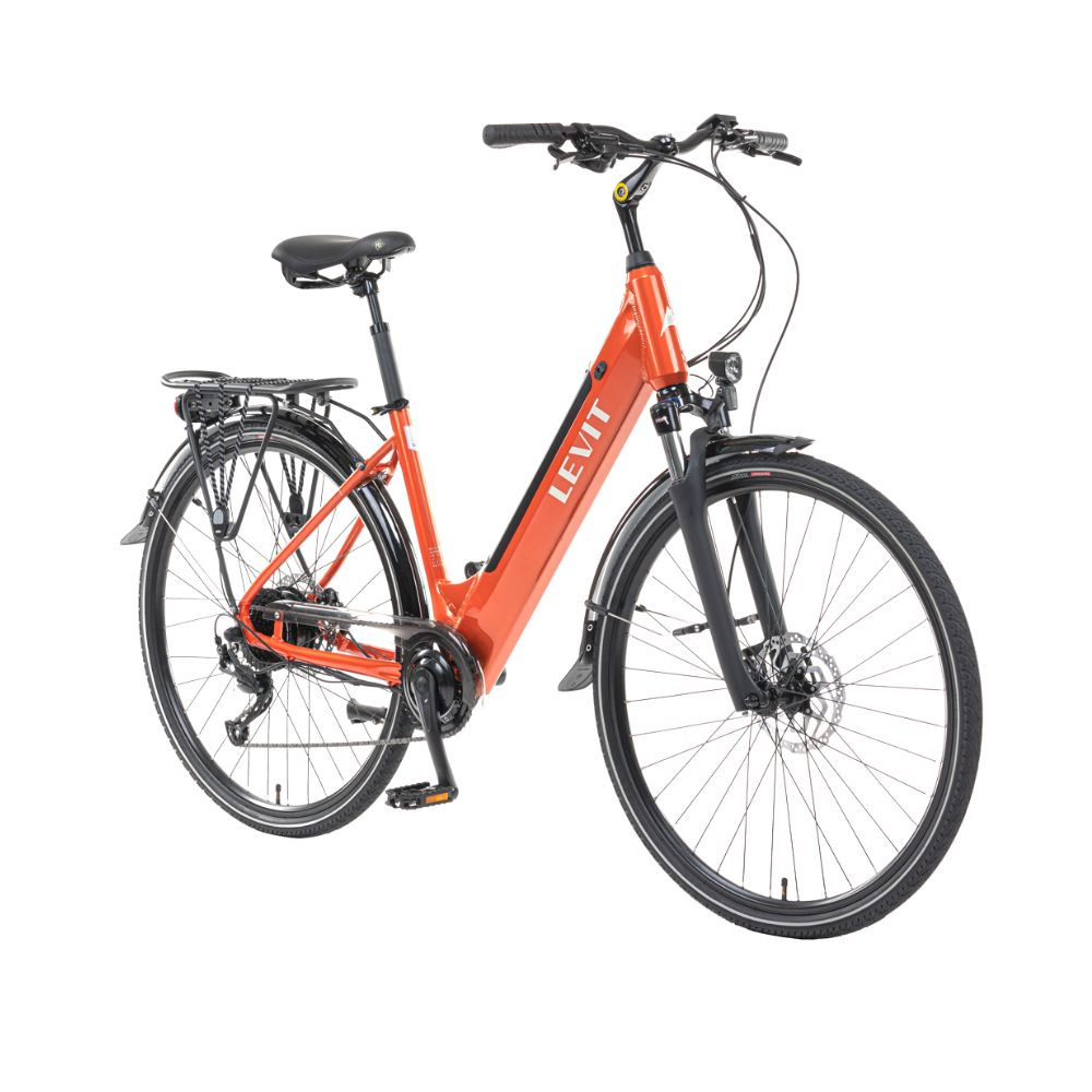 Városi ebike Levit Musca Urban HD 630 28" - model 2024  18" (165-175 cm)  Narancs Gyöngy termék 2. képe