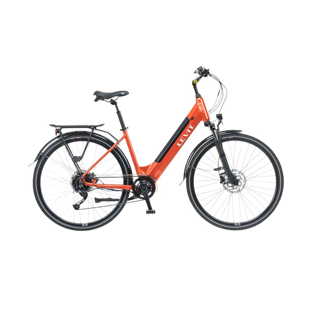 Városi ebike Levit Musca Urban HD 630 28" - model 2024  18" (165-175 cm)  Narancs Gyöngy akciós termékkép 1