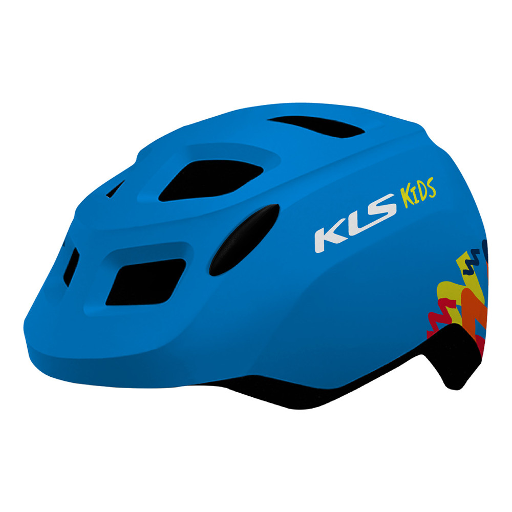 Gyerek kerékpáros sisak Kellys Zigzag 022 S (50-55) kék